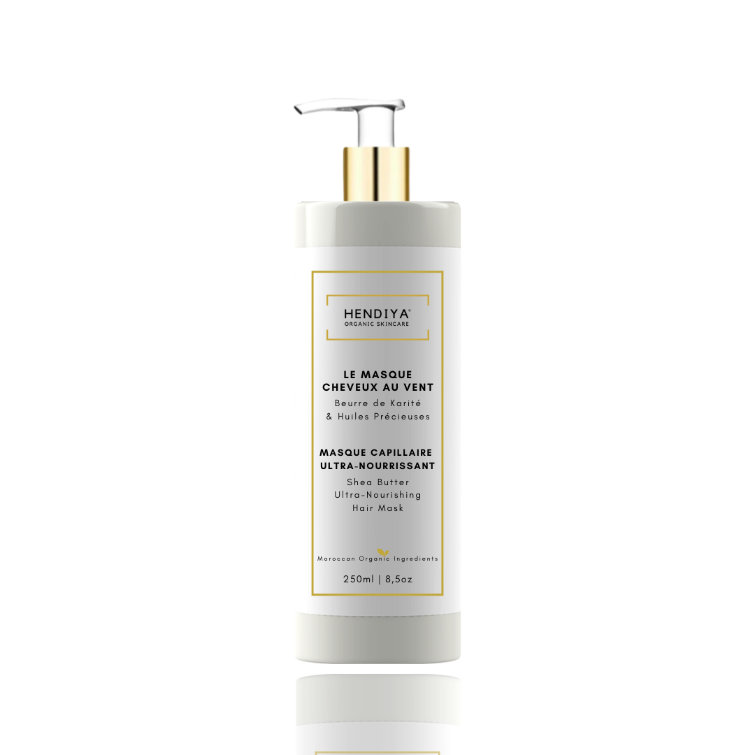 Masque Cheveux au Vent - Masque Capillaire Ultra-Nourrissant au Beurre de Karité & Huiles Précieuses