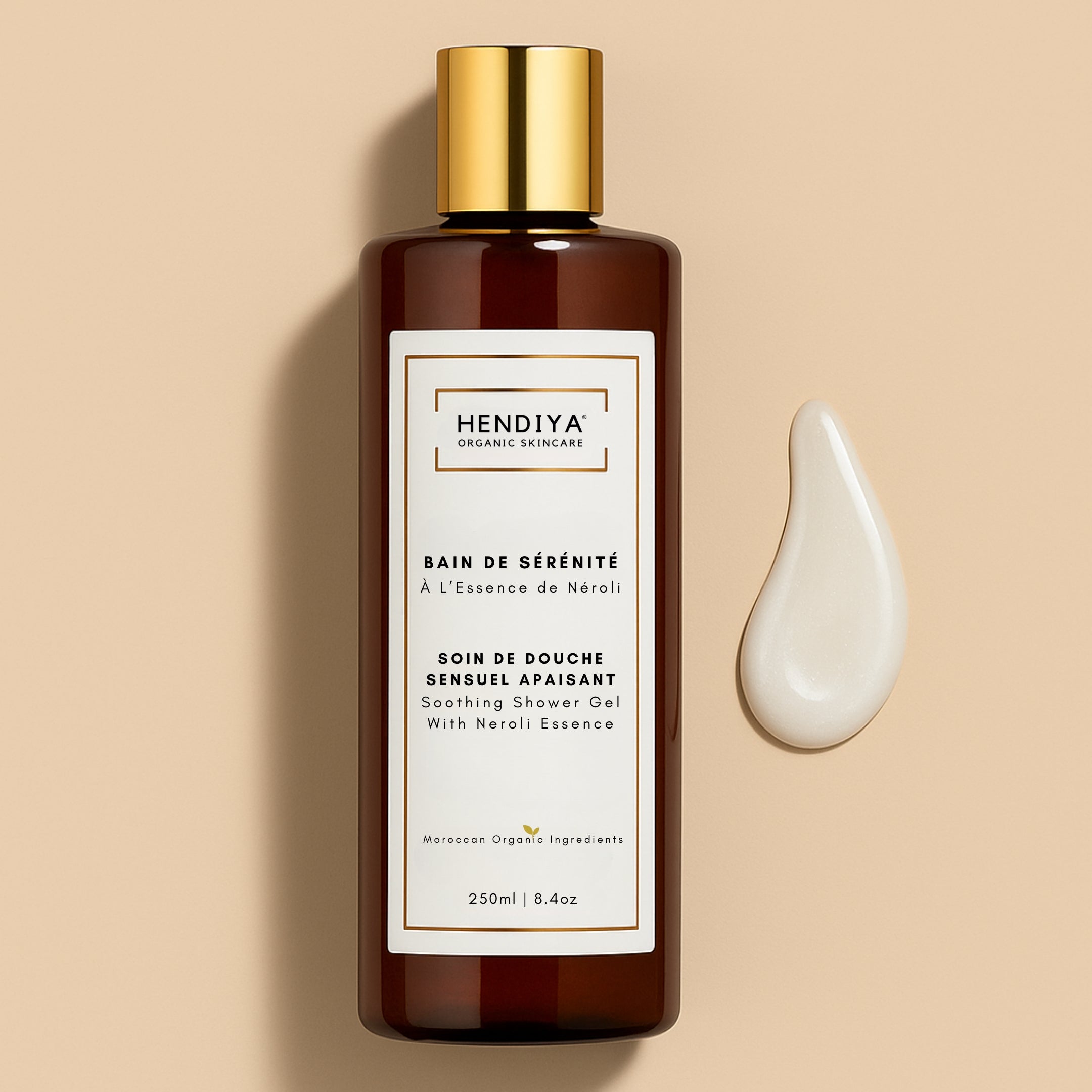 Bain de Sérénité - Soin de Douche Apaisant Rechargeable - Essence de Néroli