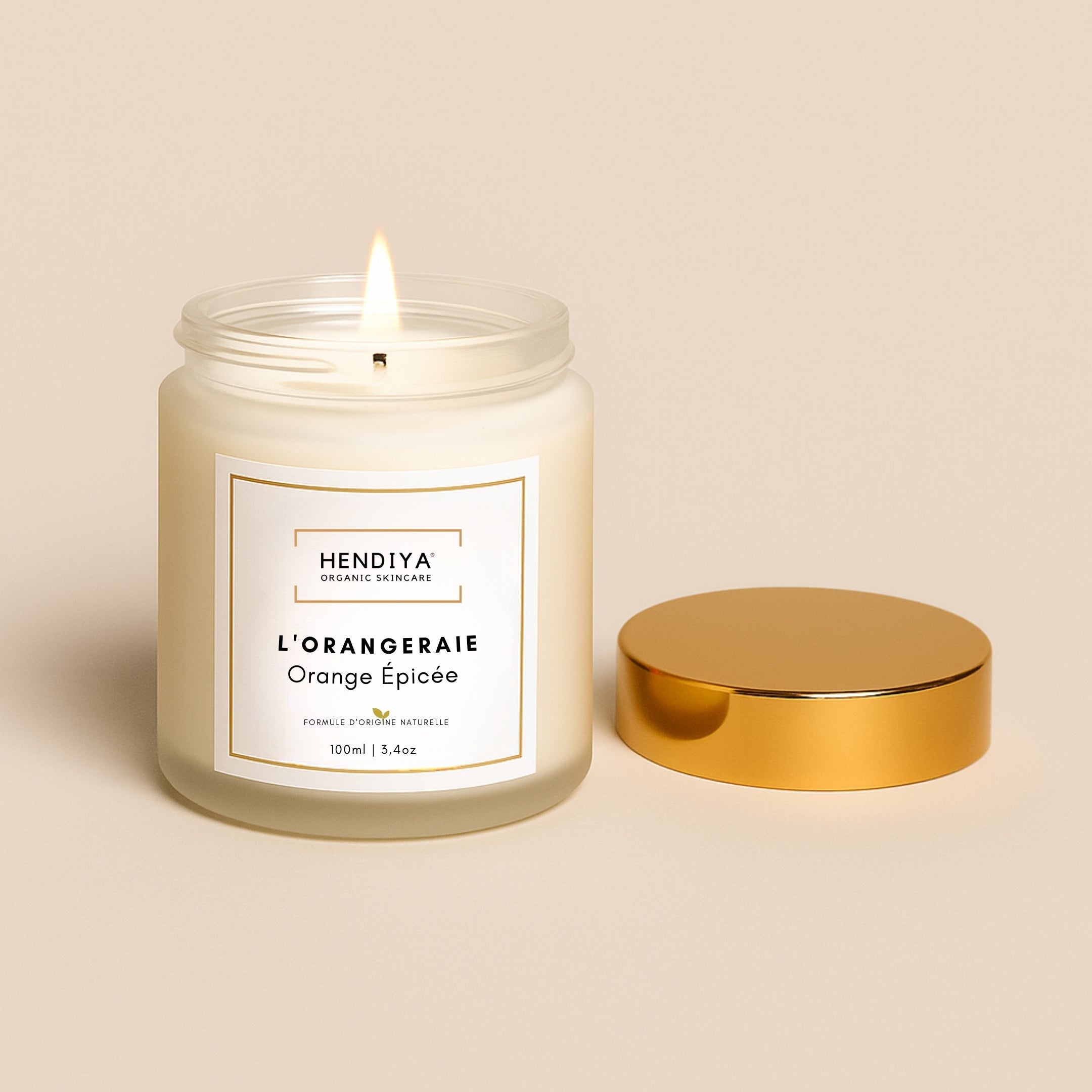 Bougie Végétale l'Orangeraie - Orange Épicée