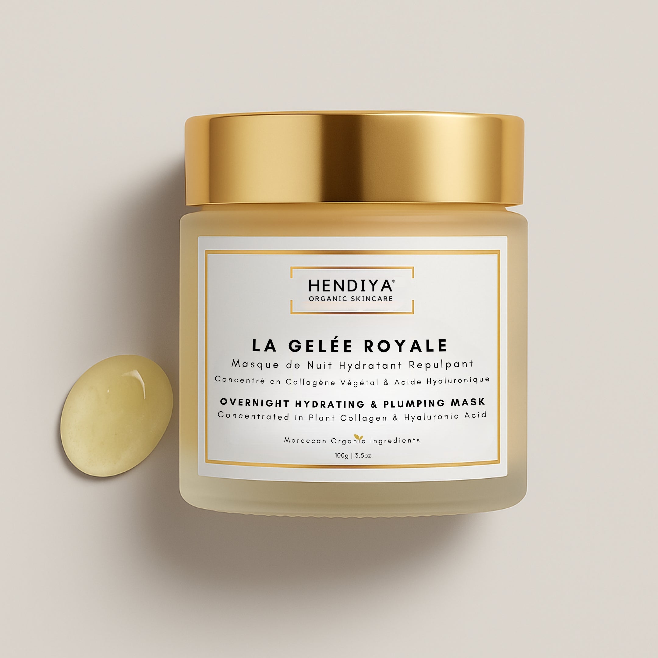 La Gelée Royale - Hydrating & Plumping Overnight Mask with Plant Collagen & Hyaluronic Acid