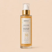 L'Huile Dorée, huile solaire scintillante Hendiya à l'extrait de carotte SPF 30
