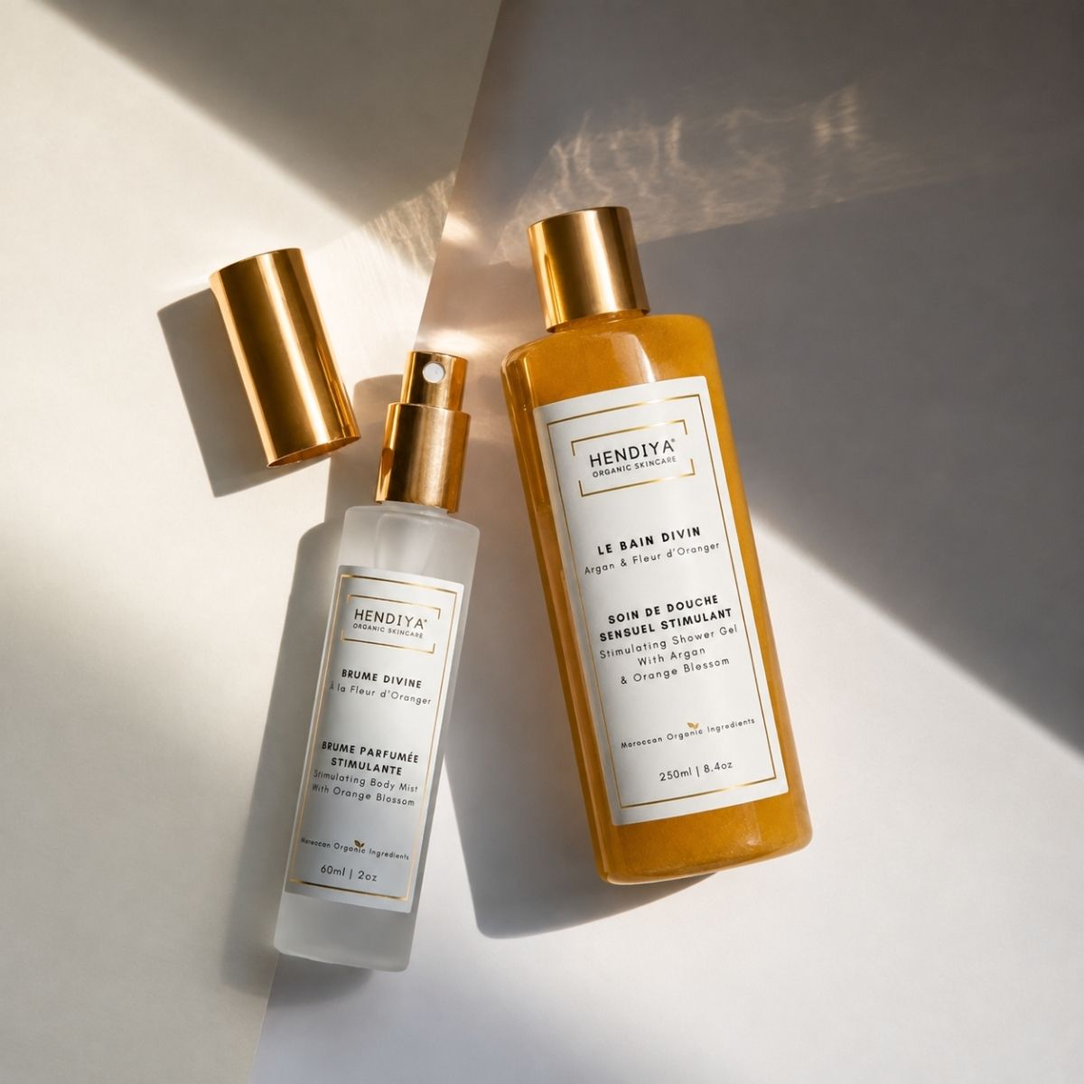 Le Bain Divin et La Brume Divine Hendiya®, rituel fleur d'oranger en layering
