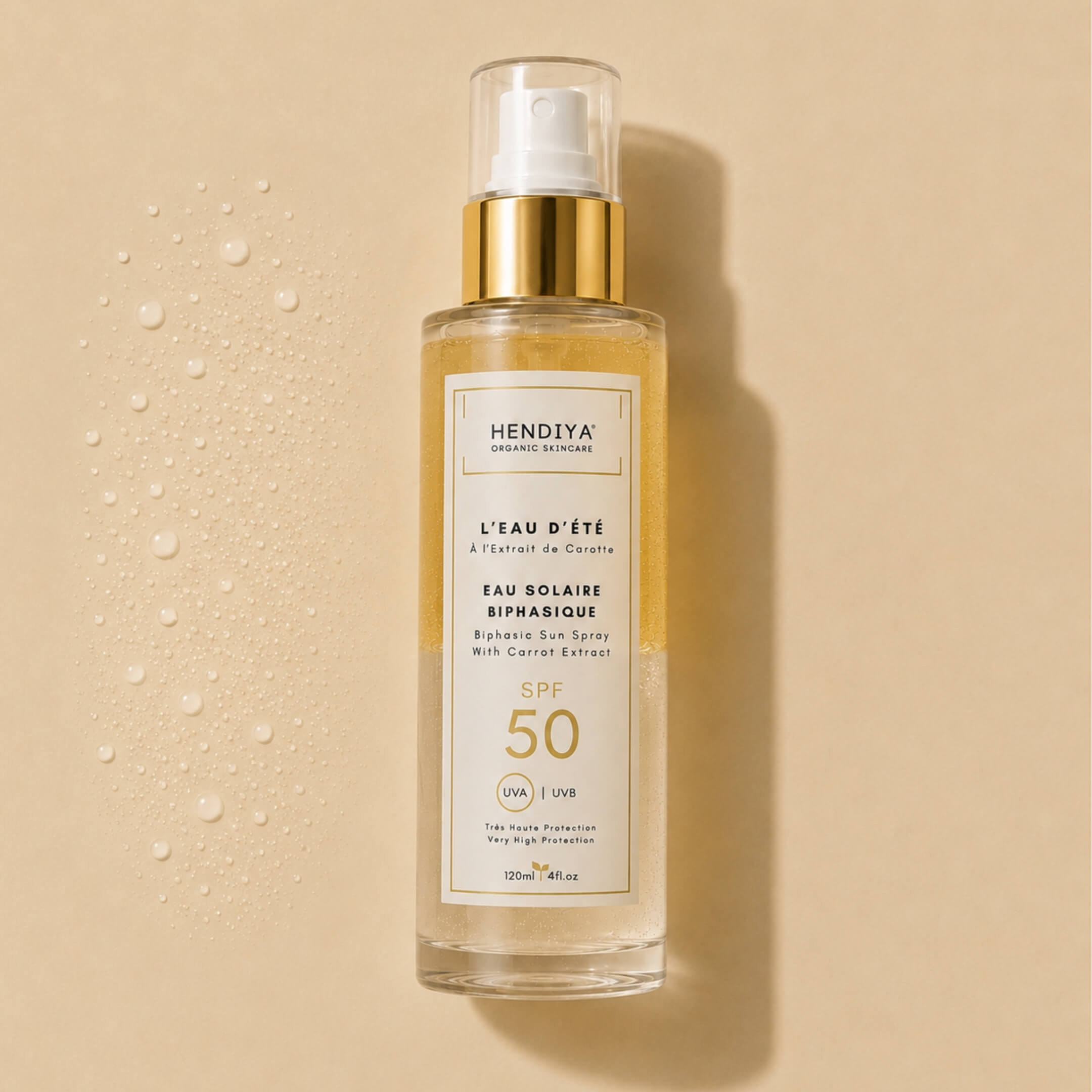 L'Eau d'Été - Eau Solaire Biphasique À l’Extrait de Carotte SPF 50+