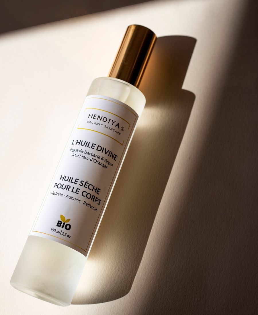 L'Huile Divine - Huile Sèche Corporelle Fermeté - Figue de Barbarie, Argan & Fleur d'Oranger